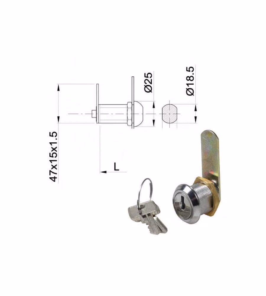 Cilindro Levetta Mm 25 Ibfm