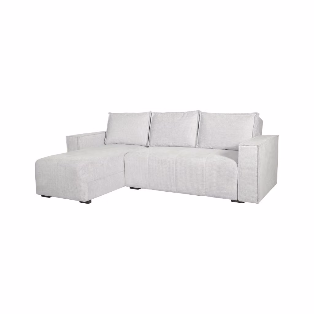 Naturno Divano Letto con Penisola Contenitore Bianco L/P/H: 237 x 169 cm – 2