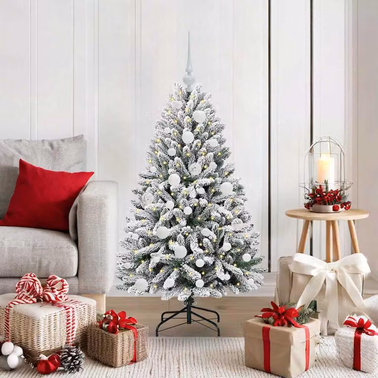 Maison Exclusive - Albero di Natale artificiale, altezza 120 cm, 150 luci, luce bianca calda
