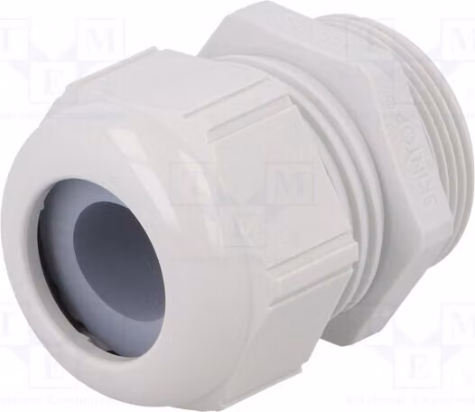 1 x Raccordo per cavo, grado di protezione IP68, IP69K, grigio chiaro, codice prodotto 53111540, filettatura M32, passo 1,5 mm, materiale: [specificare il materiale]