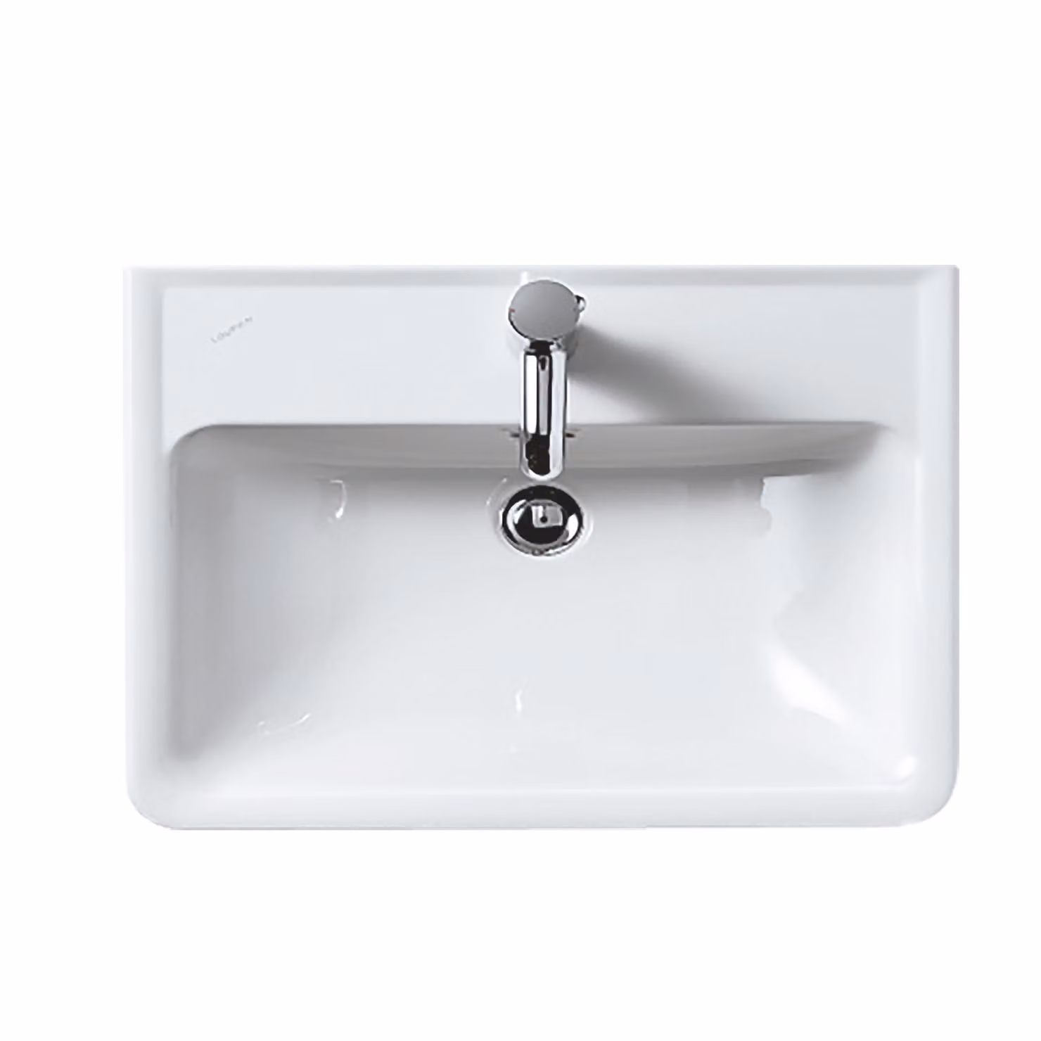 LAUFEN PRO A lavabo, 1 trou pour robinet, avec trop-plein, 550x480mm, H8189510001041, H8189510001041