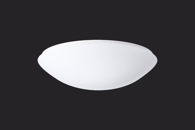 OSMONT TIT56254 TITAN 3 apparecchio da soffitto/parete in plastica bianco IP54 3000 K 52W LED combinazione di emergenza 3 h