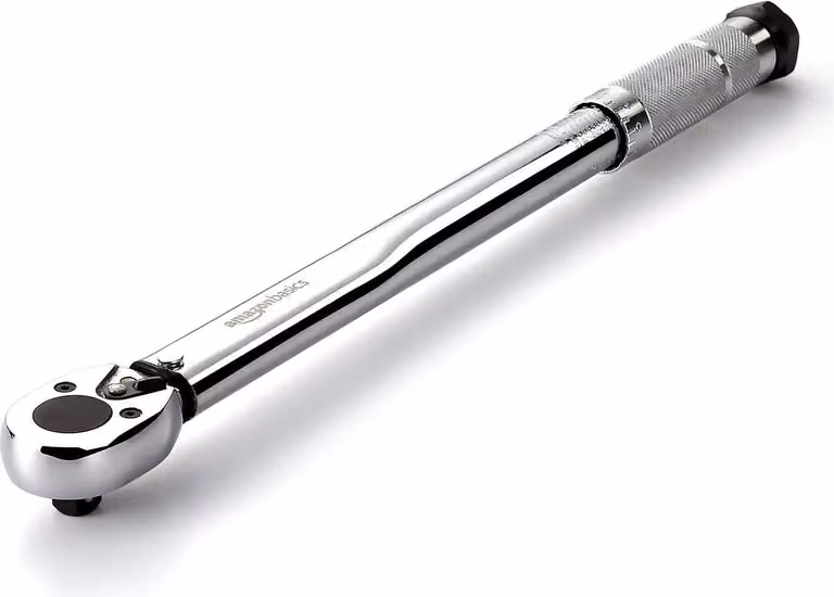 Amazon Basics Chiave dinamometrica di bloccaggio da 3/8 di pollice, 15-80 ft.-lb, 20,4-108,5 Nm