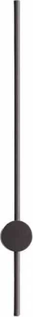 Lampada a parete LED Enila Gealuce, design moderno, luce bianca calda 3000K, 20W, 1320lm, dimmerabile, montatura in alluminio grigio