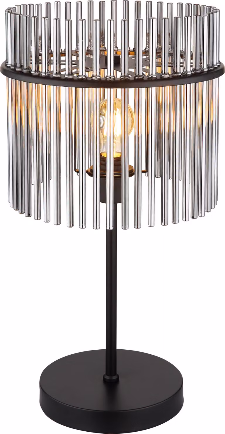 GLOBO 15698T1 GORLEY lampada da tavolo in metallo nero opaco, 1x E27