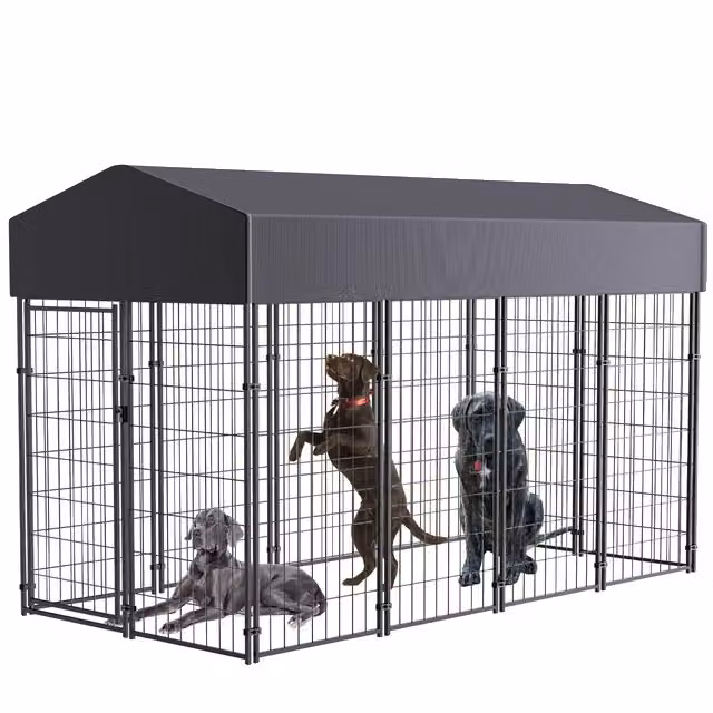 Cuccia per cani, per uso esterno, copertura impermeabile, XXL-47x98x65in