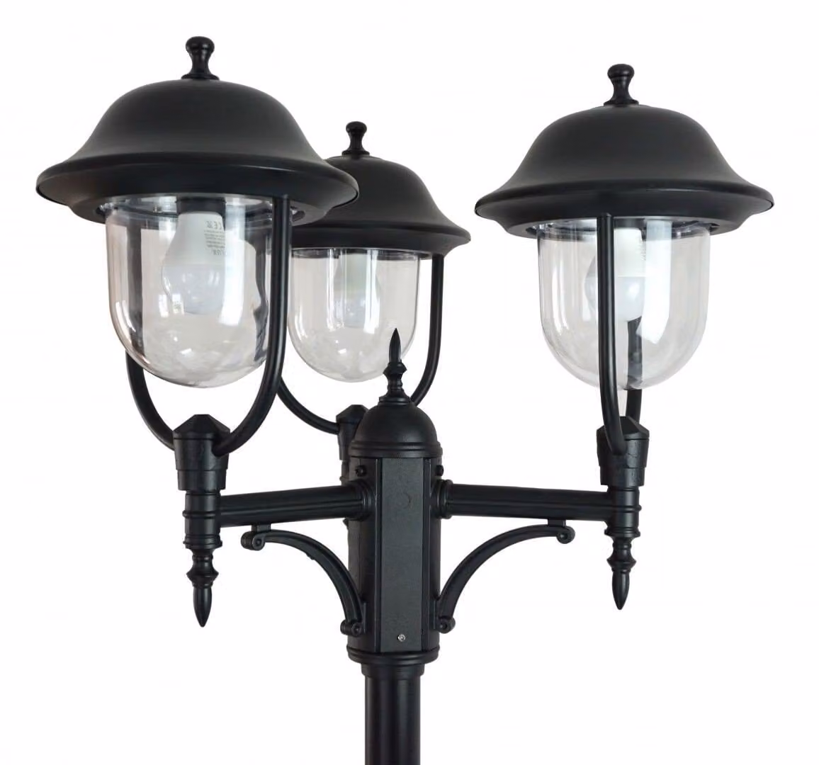 Lanterna retro 295 cm 3xE27 nero IP43 SU-MA Prince OGMWN 3 O