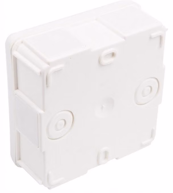 Scatola da incasso IP55 90×90×40mm BIANCO 0226-00 SENZA INSERTO 6 uscite in gomma