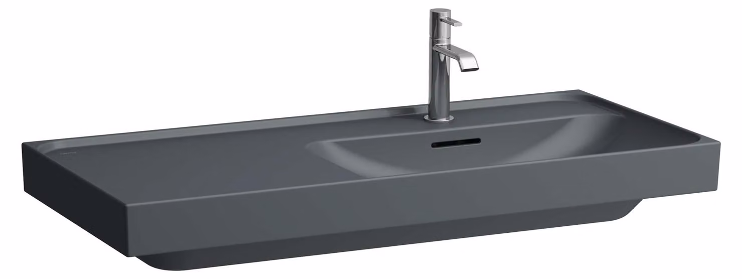 LAUFEN MEDA lavabo, encastrable, tablette à gauche, 1000x460mm, 3 trous pour robinet, sans trop-plein, H8171177581581, H8171177581581