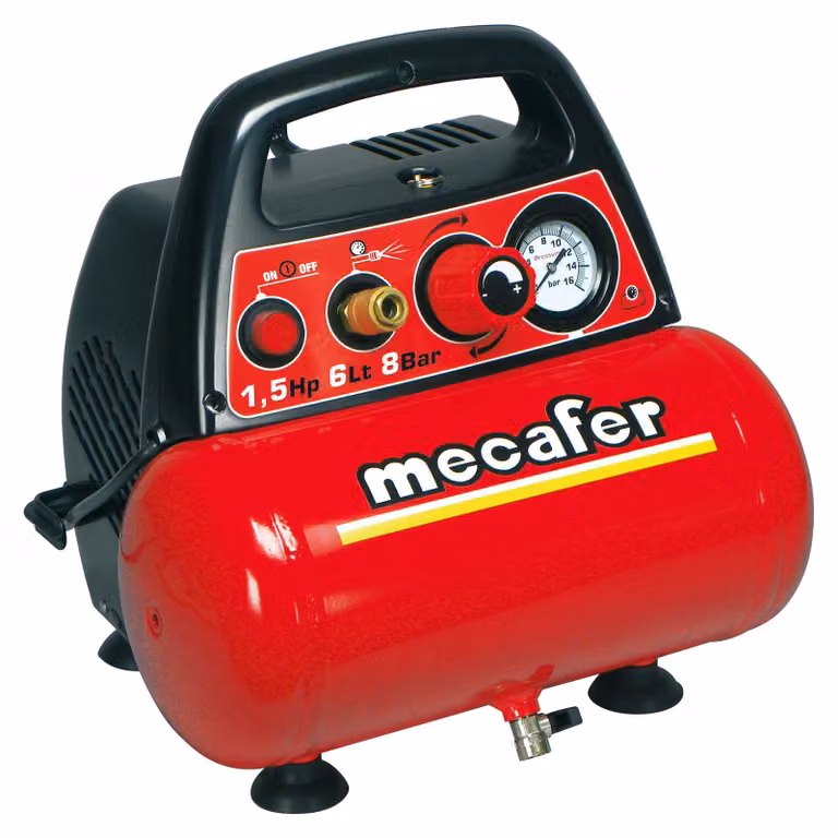 425528 Compressore, capacità 6 litri, 1,5 HP, senza olio