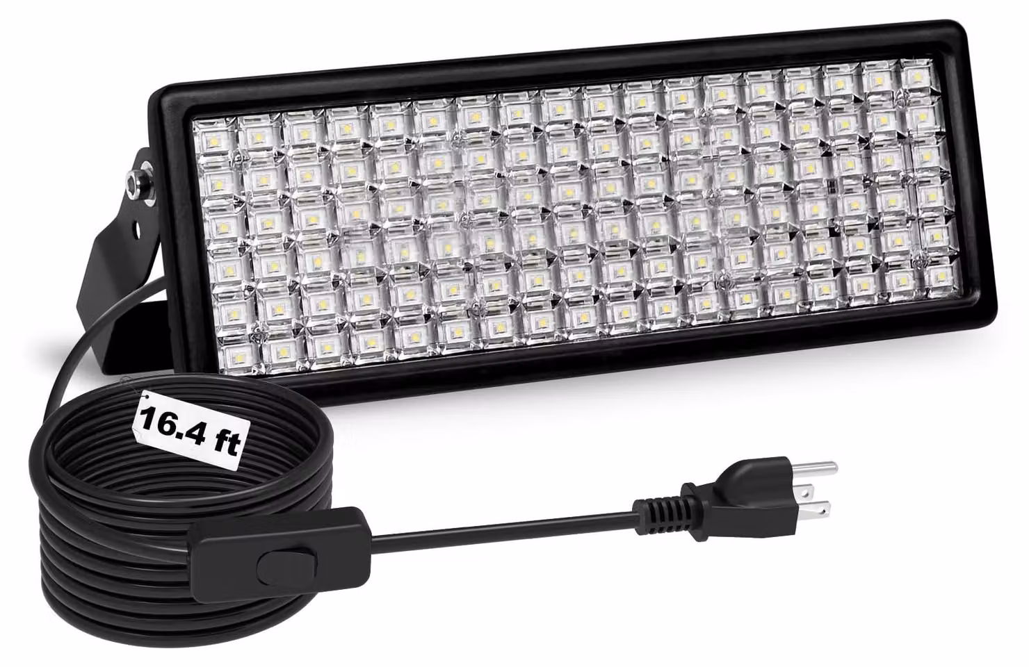 Proiettore LED da 100W, 14000 lumen, 5000K, grado di protezione IP67, con spina