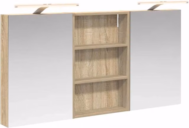 Set di Armadi da Bagno | Armadio da bagno con porta 3 pz 120 x 10,5 x 60,5 cm