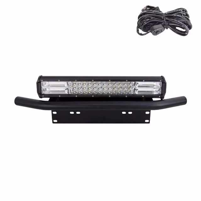 Portatarga, striscia luminosa a LED, fari off-road, 18in n supporto n cavo