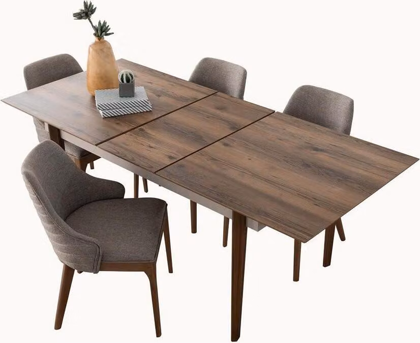 Großer Esszimmer Brauner Tisch Holz Möbel Designer Esszimmer Tische