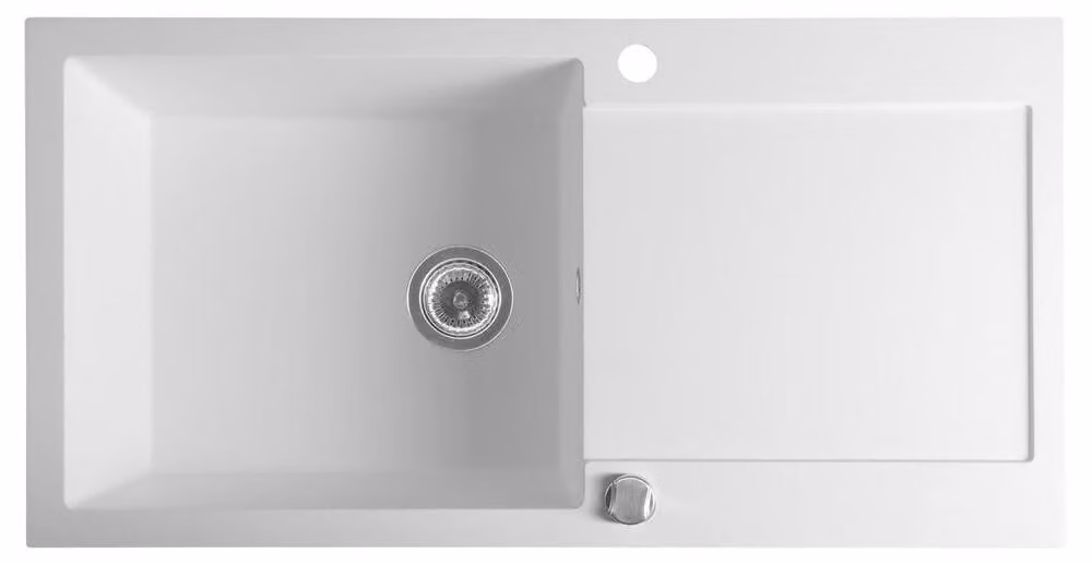 Lavelli Sapho - Lavello in granito, 970x500 mm, bianco GR1611