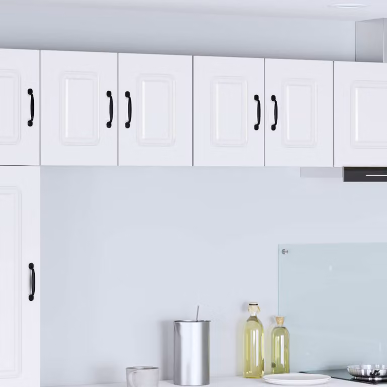 vidaXL Mobiletto da cucina Kalmar Bianco con ante a battente e ripiani interni L/P/H: 60 x 31 x 40 cm