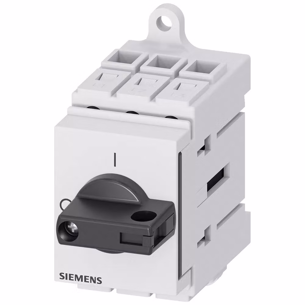 Interruttore sezionatore Siemens 3LD3, Iu 16 A, interruttore generale a 3 poli 3LD30300TK11