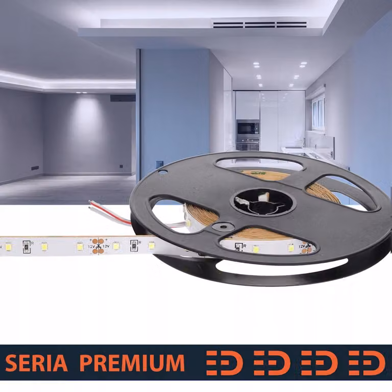 Striscia LED Prescot Premium, 12V, 8,4W/metro, luce bianca fredda, 5 metri