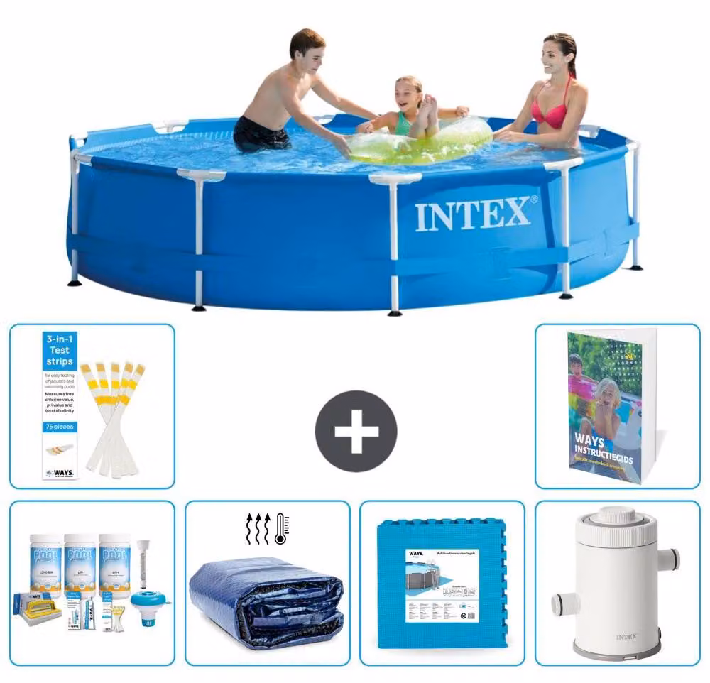 Piscina autoportante rettangolare - 305x76 cm - composta da 5 parti - modello S14
