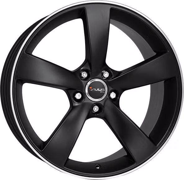 Alufelge Avus Af10 9X20 5X130 Et 45 Nero Opaco Lucido