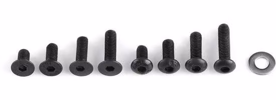 Set di viti a Esagono da 120 - acciaio legato - ideale per spazi ristretti