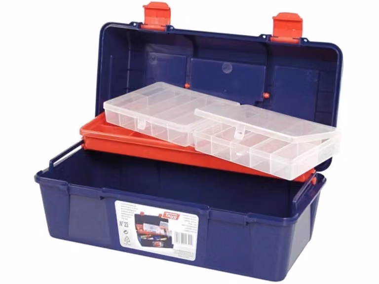 Tayg - Cassetta degli attrezzi - 356 X 184 X 163 Mm - Con vassoio e organizer - 10,9 L