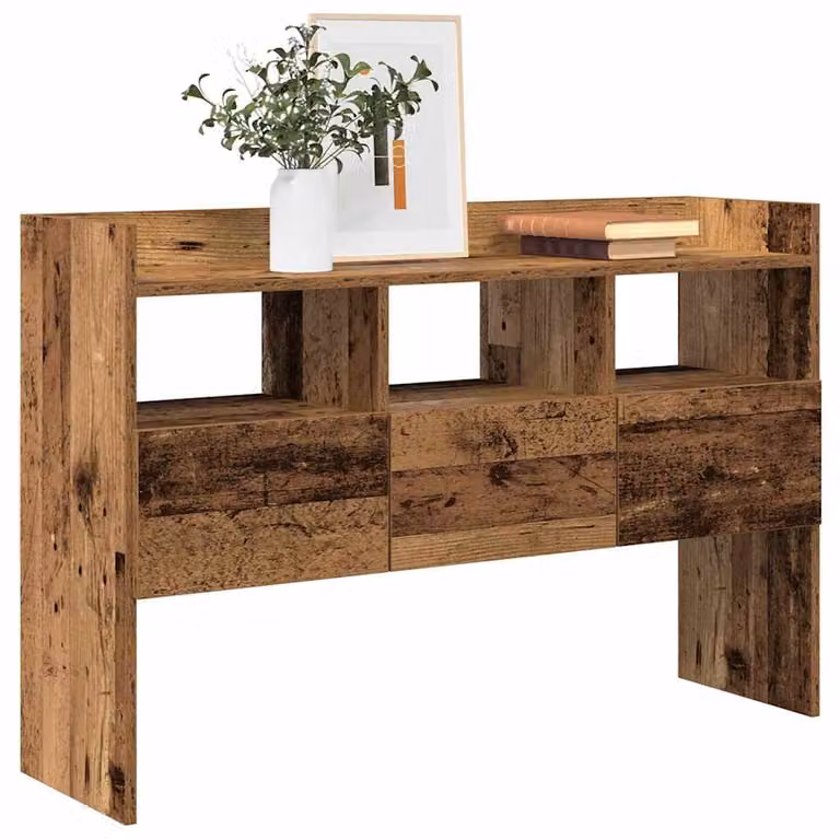 Credenza moderna vidaXL in legno multistrato marrone L: 105 cm, P: 30 cm, H: 70 cm