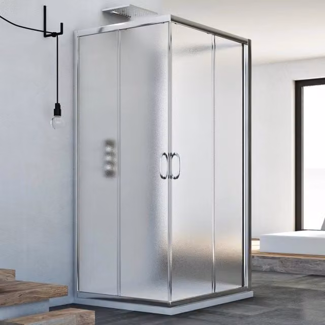 Box Doccia 3 lati 70x72x70 CM H185 stampato C mod. Junior Trio