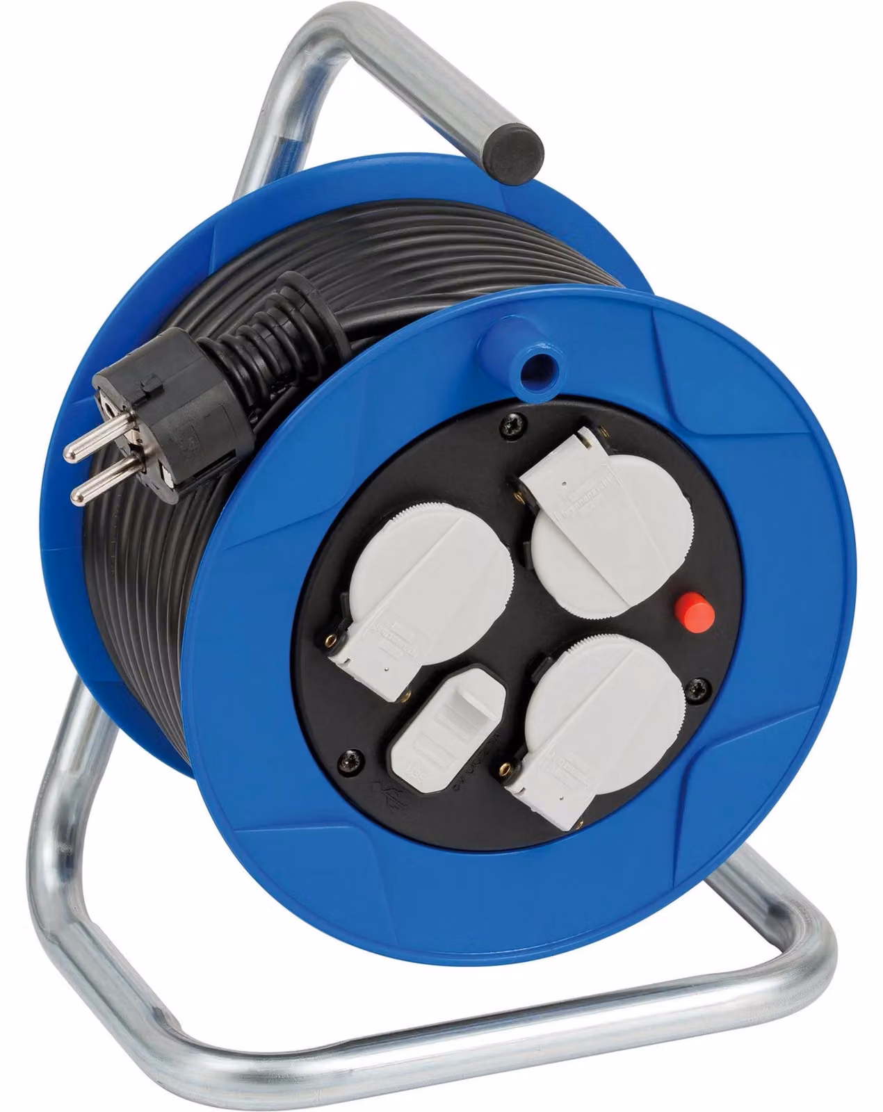 Brennenstuhl Garant ST 180, IP20, avvolgicavo industriale/da cantiere con 2 porte USB, 15 m, 1 pz.