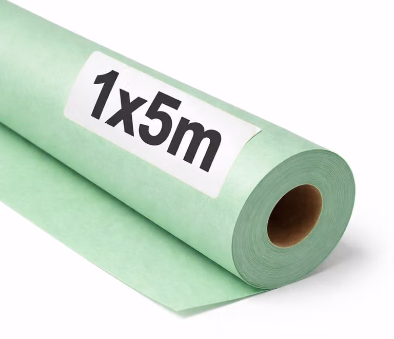 Solidchoice - Carta kraft color pastello verde, 1 x 5 metri - Confezione da 6 rotoli