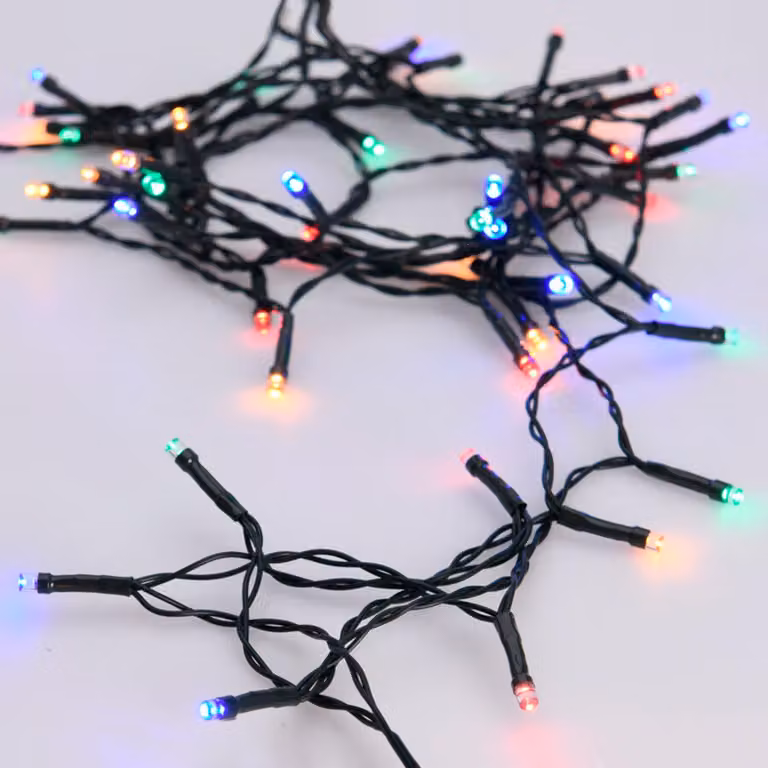 Ghirlanda LED solare per esterni RGB Kentia 50LEDS 7m RGB