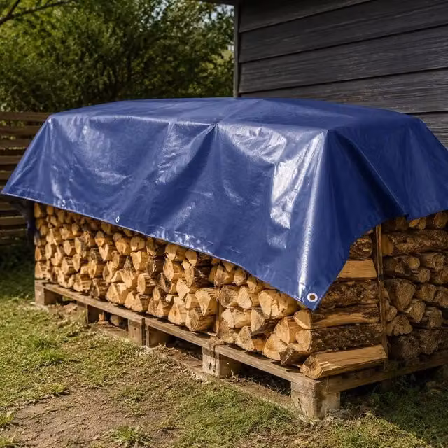 Tarpaulin 650 G/square Meter 4x5 M Blue