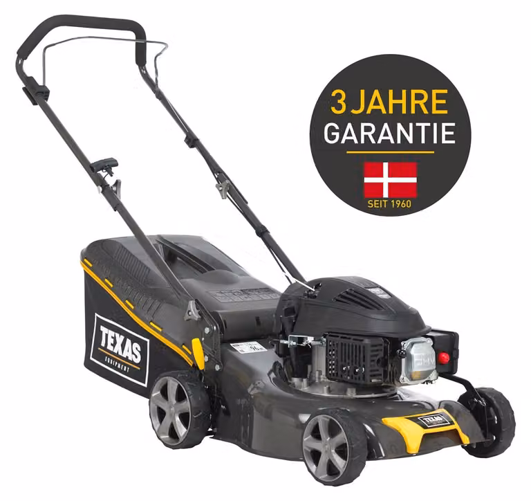 Tosaerba a benzina TEXAS con kit mulching RAZOR 4210, 42 cm, 4 tempi, 2,2 CV, cesto di raccolta incluso