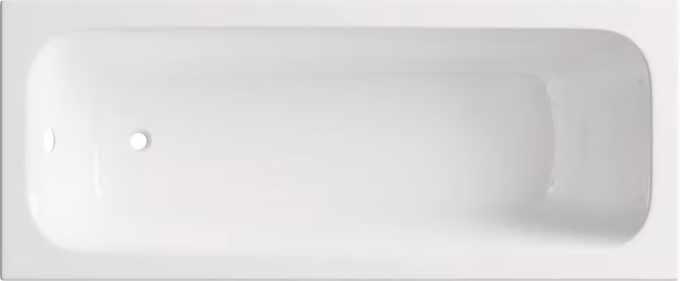 PRIZMA - Vasca da bagno in acrilico, da incasso - 140 cm - bianca - 1395 x 700 x 410 x 305 mm
