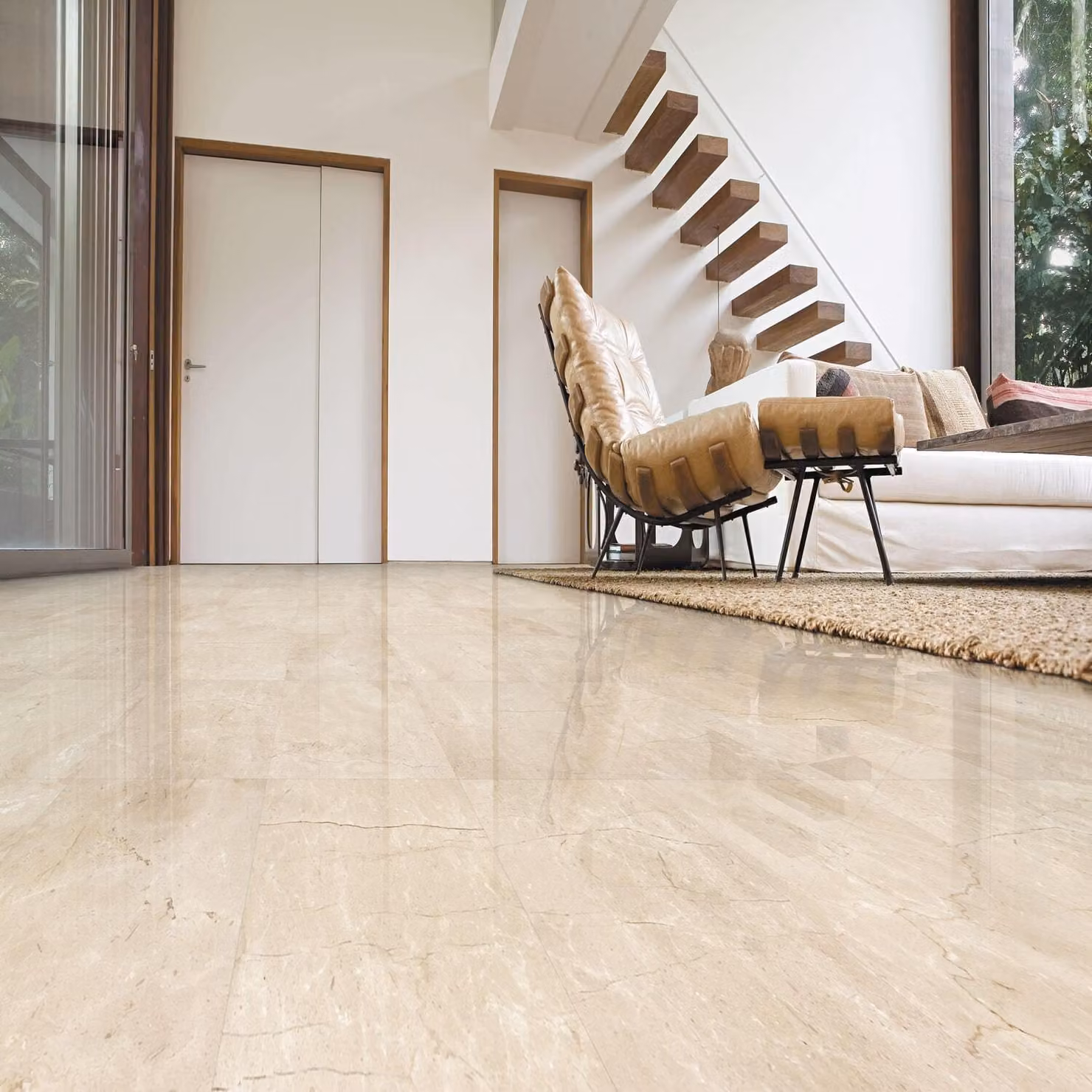 Marmorboden 23m² Set Boden Naturstein Luxus Fliesen Stein Marmor Wohnzimmer Bad