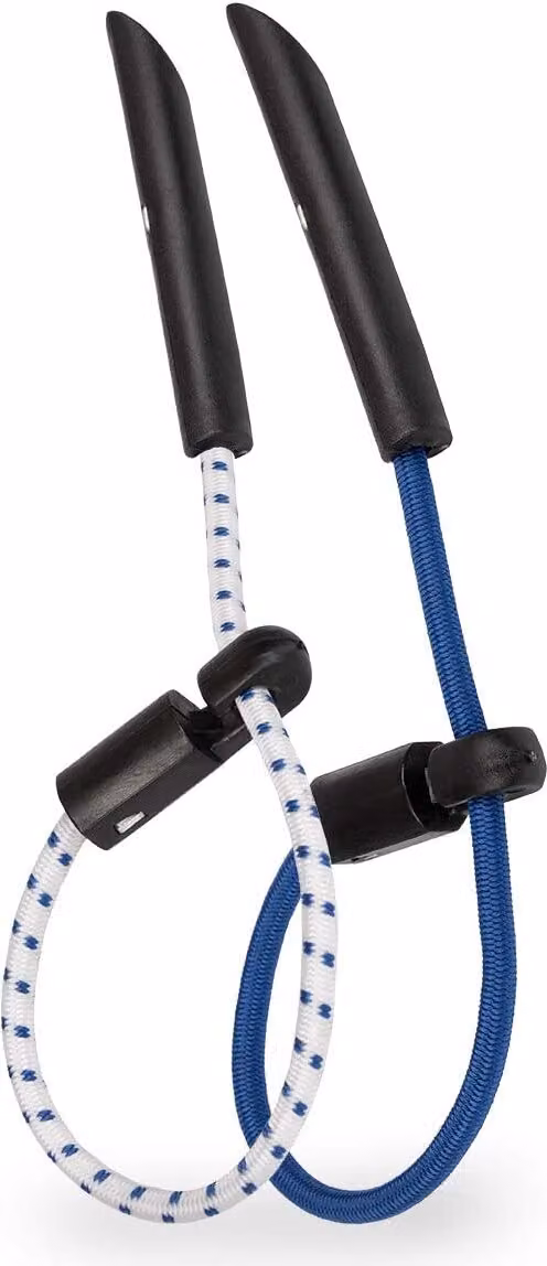 Bande di tensione con ganci set da 20 bianco 30 cm
