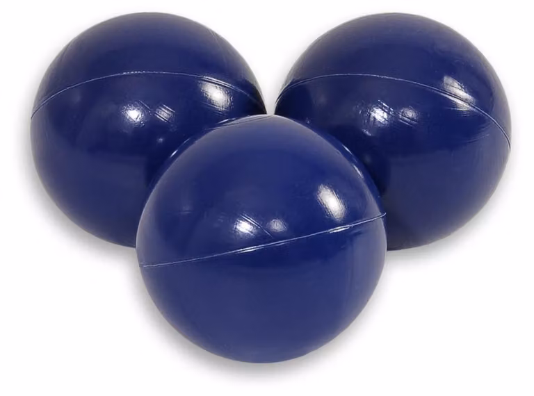 Palline di plastica per piscina a secco, 50 pezzi - blu scuro