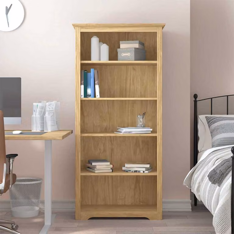 Libreria BODO vidaXL moderna in legno marrone con 5 livelli L/P/H: 82 x 40 x 173 cm
