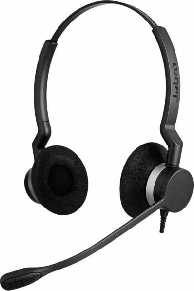 Auricolare Jabra Biz 2300 Bluetooth On-Ear Nero con Connessione USB-A