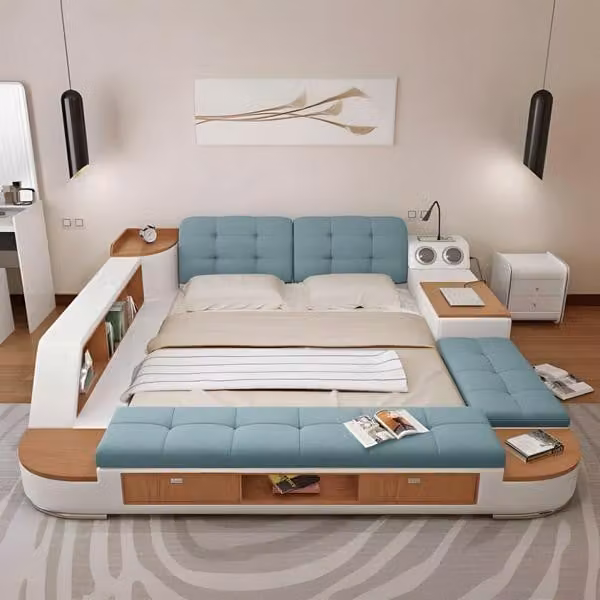 Multifunktion Betten Bett Schlafzimmer All in One Funktionsbett Sofa Doppelbett
