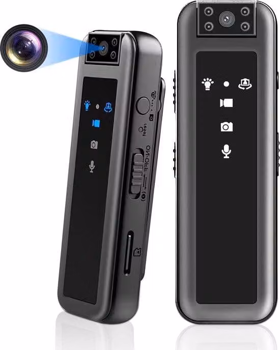 Fotocamera reflex ultracompatta con angolo di campo di 180 gradi per fotografia e riprese video ad alta velocità con modalità loop - Fotocamera Full HD 1080p portatile