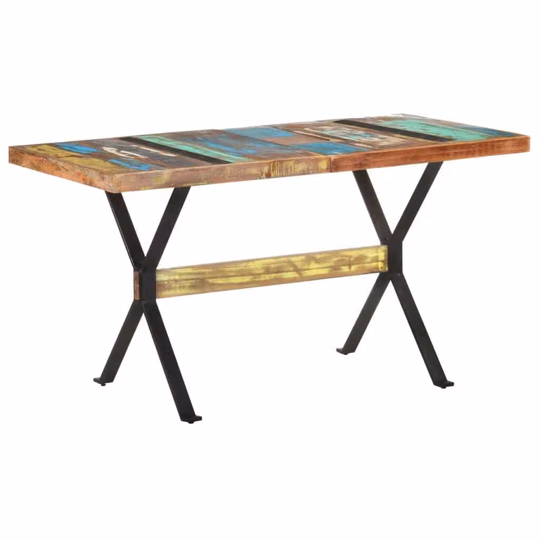 Maison Exclusive - Tavolo da pranzo 140x70x76 cm in legno massello di recupero