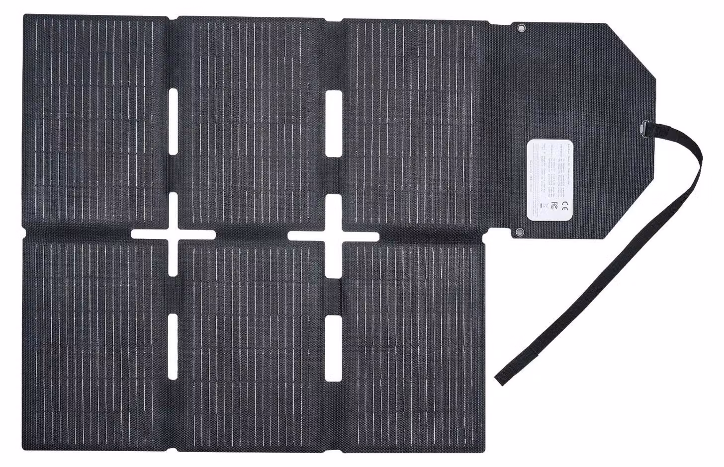 Caricabatterie solare pieghevole da 60 W, pannello solare monocristallino di tipo N 16BB con efficienza del 24%, leggero e portatile con uscita MC4, porte Type-C, USB-A e CC per stazioni di ricarica, campeggio ed escursionismo.