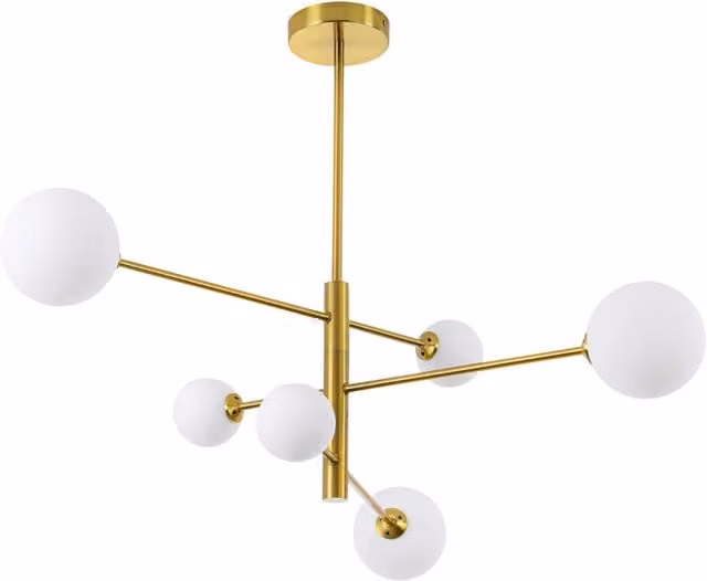 Lampada a sospensione Dorado Light Prestige oro 6xG9