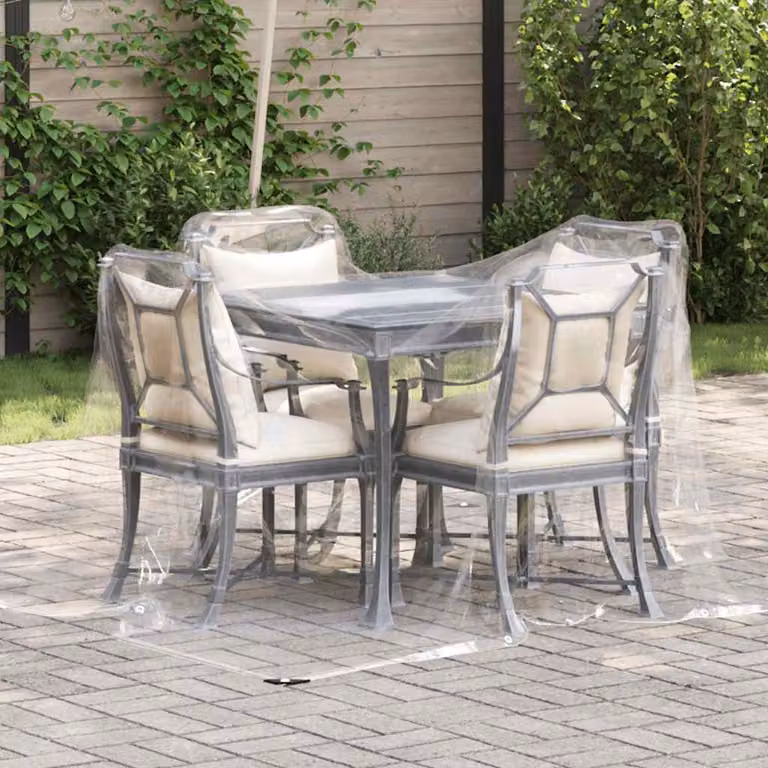 Telone trasparente in PVC con occhielli vidaXL 2x3 m