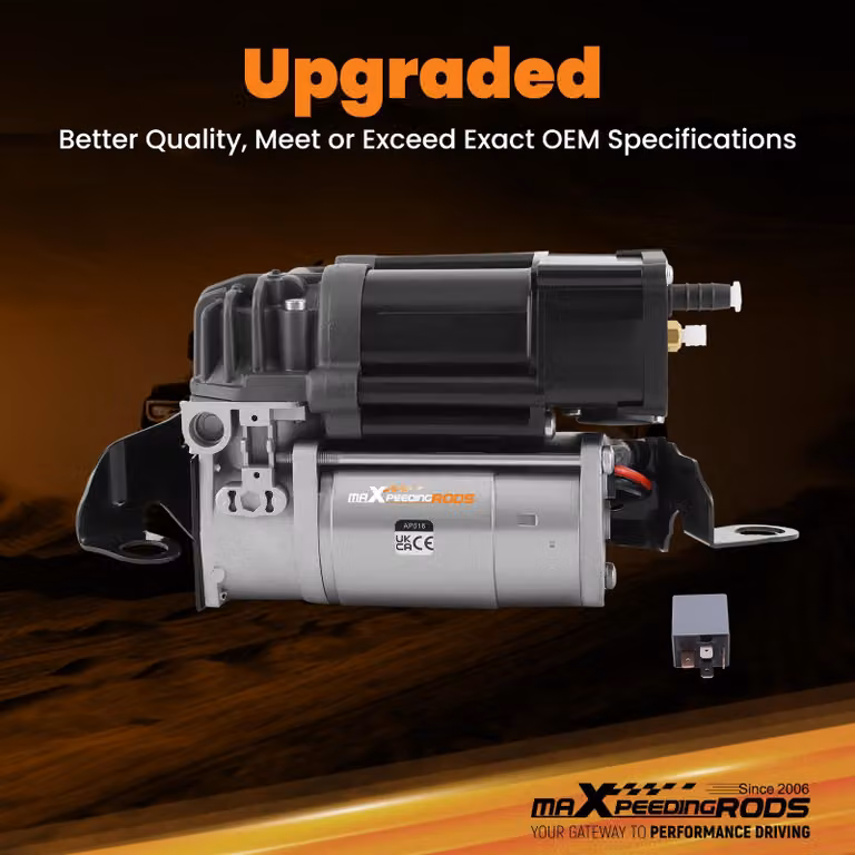 Compressore per sospensioni ad aria con staffa - Compatibile con Mercedes-Benz W205 C205 A205 S205 W213