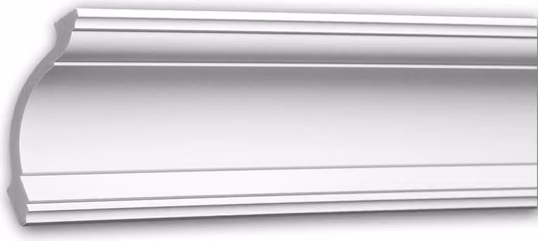 Profhome 650248 Modanatura d'angolo Modanatura del soffitto Modanatura decorativa Modanatura per stucchi 2 m