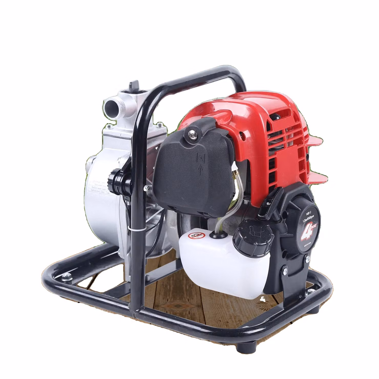 Pompa dell'acqua a benzina, motore da 38cc, portata di 8000L/ora, prevalenza massima di 30m,