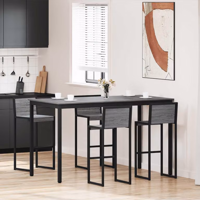 Maison Exclusive - Tavolino alto in materiale derivato dal legno, rettangolare