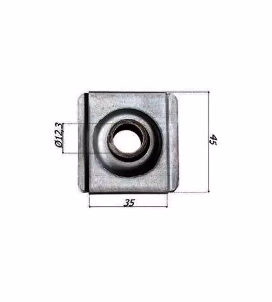 Cuscinetto A Sfera Quadro Supporto Cassonetto